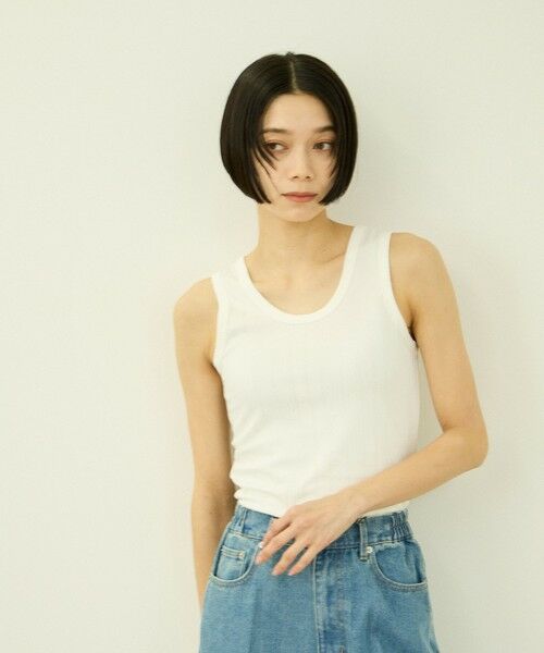 VICKY / ビッキー カットソー | ランダムテレコタンクトップ | 詳細1