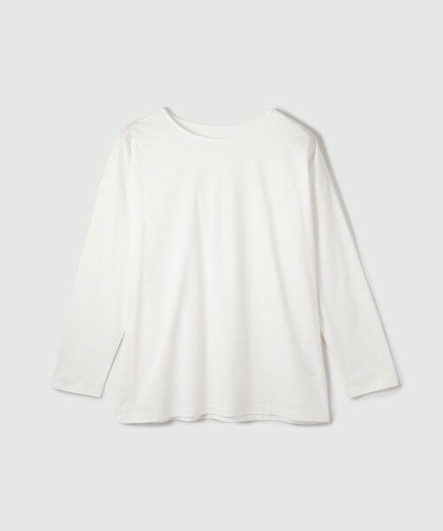 VICKY / ビッキー カットソー | 【一日、清潔感。】汗じみケア ひんやりロングスリーブ（オフホワイト）