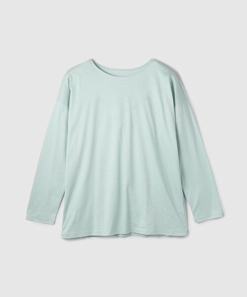 VICKY / ビッキー カットソー | 【一日、清潔感。】汗じみケア ひんやりロングスリーブ（ブルー）