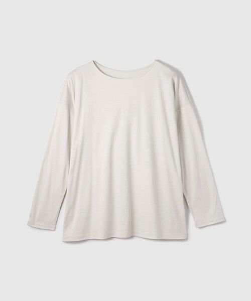 VICKY / ビッキー カットソー | 【一日、清潔感。】汗じみケア ひんやりロングスリーブ（ライトグレー）