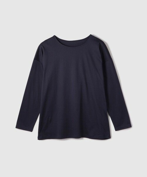 VICKY / ビッキー カットソー | 【一日、清潔感。】汗じみケア ひんやりロングスリーブ（チャコールグレー）