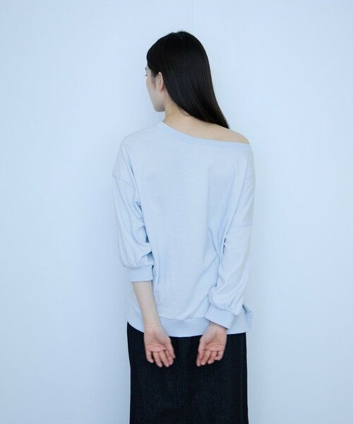 VICKY / ビッキー カットソー | 【大人の抜け感】ワッペンマルチネックスウェット | 詳細11