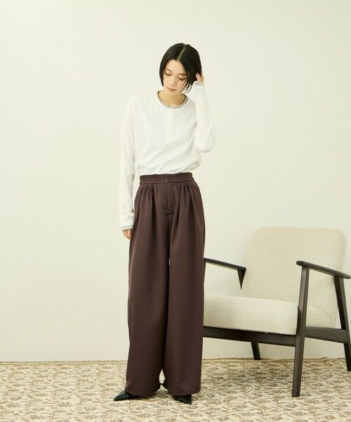 VICKY / ビッキー その他パンツ | ジョーゼットメニータックカラーパンツ | 詳細21