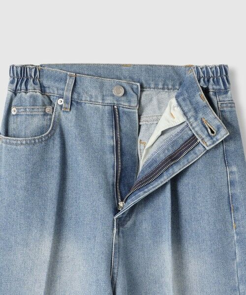 VICKY / ビッキー その他パンツ | サイドゴムセンタープレス ストレートデニムパンツ | 詳細6