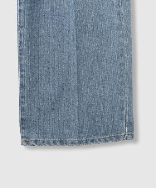 VICKY / ビッキー その他パンツ | サイドゴムセンタープレス ストレートデニムパンツ | 詳細7