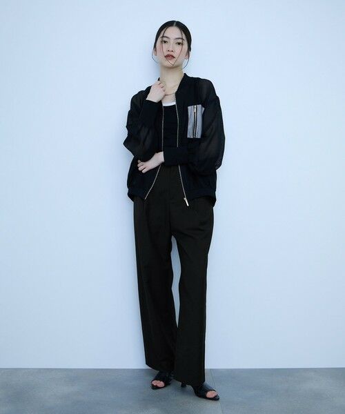 VICKY / ビッキー その他パンツ | サイドポケットワイドタックパンツ | 詳細3