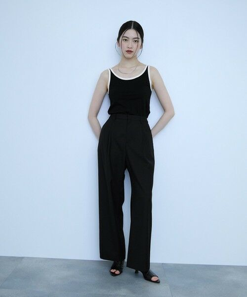 VICKY / ビッキー その他パンツ | サイドポケットワイドタックパンツ | 詳細4