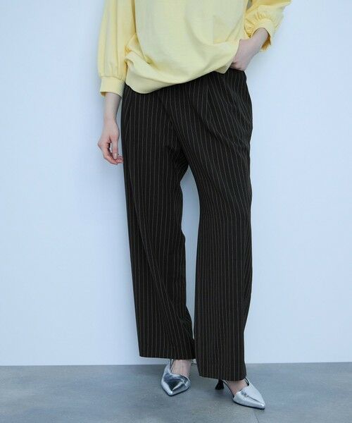 VICKY / ビッキー その他パンツ | サイドポケットワイドタックパンツ（ブラック系その他）