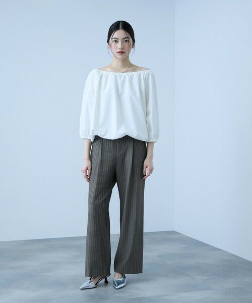 VICKY / ビッキー その他パンツ | サイドポケットワイドタックパンツ | 詳細24