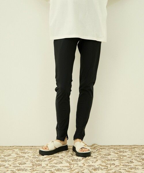 VICKY / ビッキー その他パンツ | 【ストレスフリー】ナイロンレギンス（ブラック）
