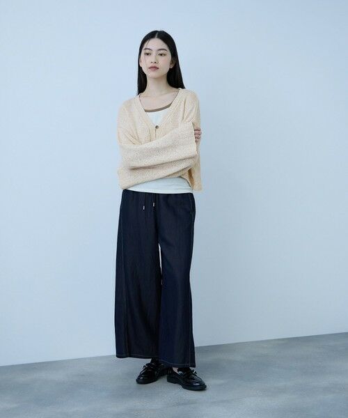VICKY / ビッキー ニット・セーター | テープヤーンショート丈カーディガン | 詳細2