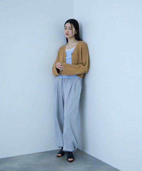 VICKY / ビッキー ニット・セーター | テープヤーンショート丈カーディガン | 詳細13