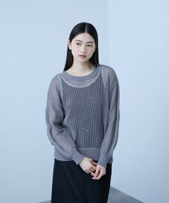 VICKY / ビッキー ニット・セーター | クルーネックワイドプルオーバー