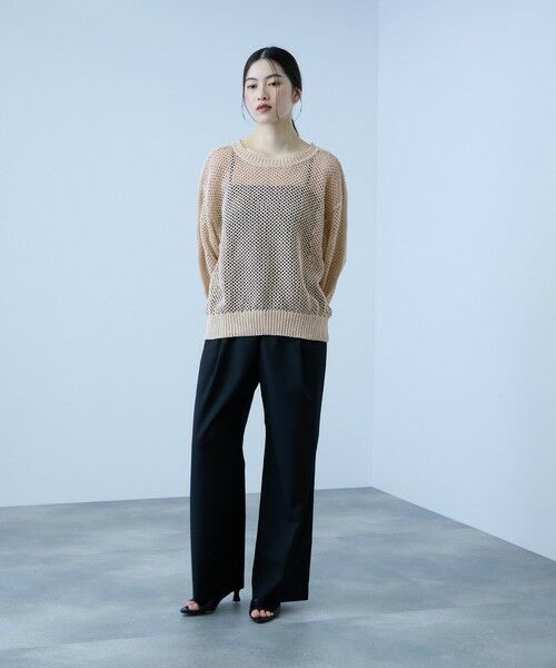 VICKY / ビッキー ニット・セーター | クルーネックワイドプルオーバー | 詳細3
