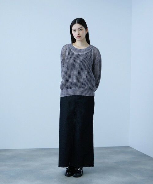 VICKY / ビッキー ニット・セーター | クルーネックワイドプルオーバー | 詳細14