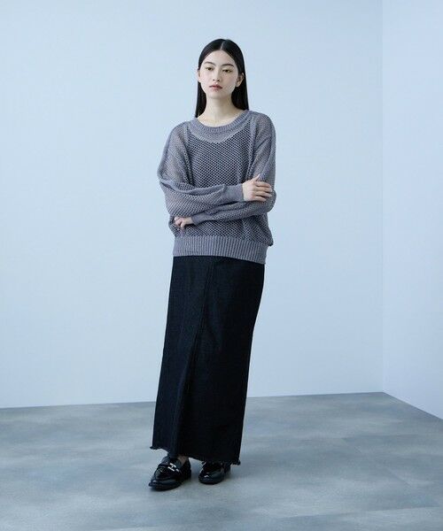 VICKY / ビッキー ニット・セーター | クルーネックワイドプルオーバー | 詳細15