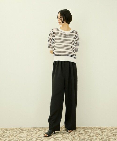 VICKY / ビッキー ニット・セーター | シアーボーダーニット | 詳細18