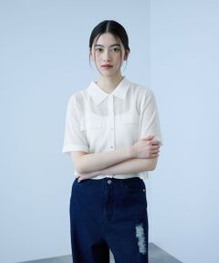 VICKY / ビッキー カーディガン・ボレロ | メッシュポロラメニットカーデ