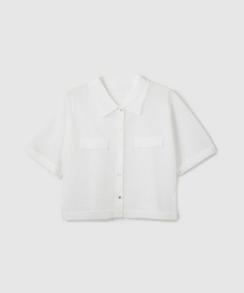 VICKY / ビッキー カーディガン・ボレロ | メッシュポロラメニットカーデ | 詳細7