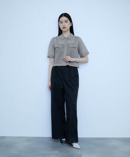 VICKY / ビッキー カーディガン・ボレロ | メッシュポロラメニットカーデ | 詳細14