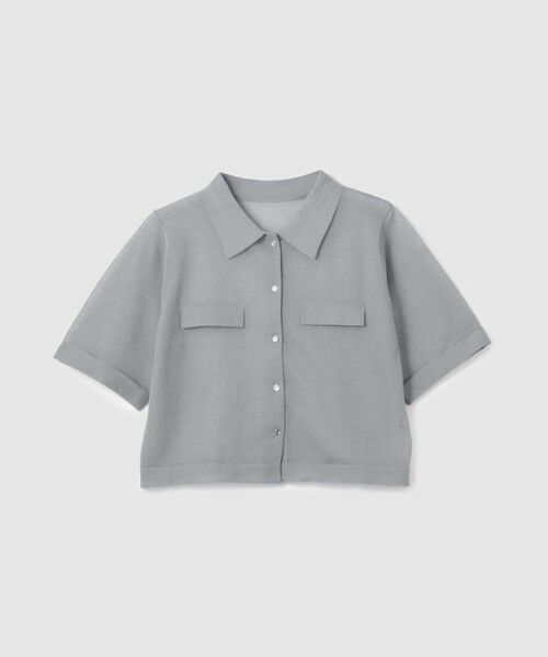 VICKY / ビッキー カーディガン・ボレロ | メッシュポロラメニットカーデ | 詳細15