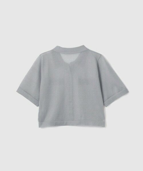 VICKY / ビッキー カーディガン・ボレロ | メッシュポロラメニットカーデ | 詳細16