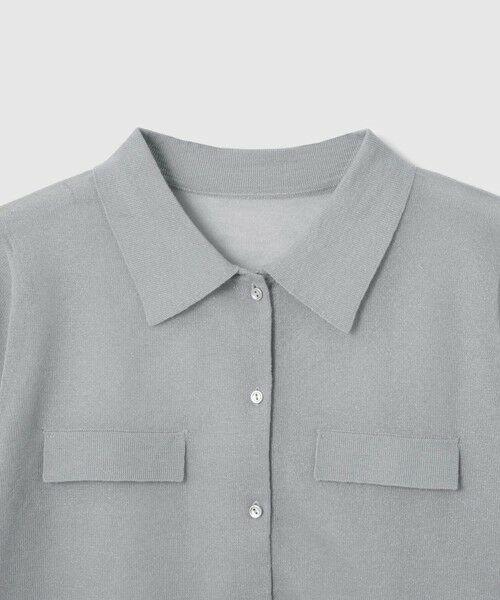 VICKY / ビッキー カーディガン・ボレロ | メッシュポロラメニットカーデ | 詳細17