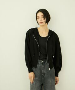 VICKY / ビッキー ニット・セーター | ラメシアーニットパーカー