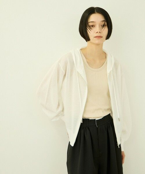 VICKY / ビッキー ニット・セーター | ラメシアーニットパーカー | 詳細1