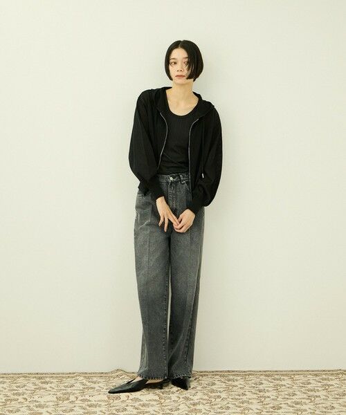 VICKY / ビッキー ニット・セーター | ラメシアーニットパーカー | 詳細7