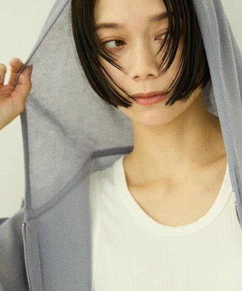 VICKY / ビッキー ニット・セーター | ラメシアーニットパーカー | 詳細13