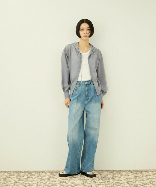 VICKY / ビッキー ニット・セーター | ラメシアーニットパーカー | 詳細15