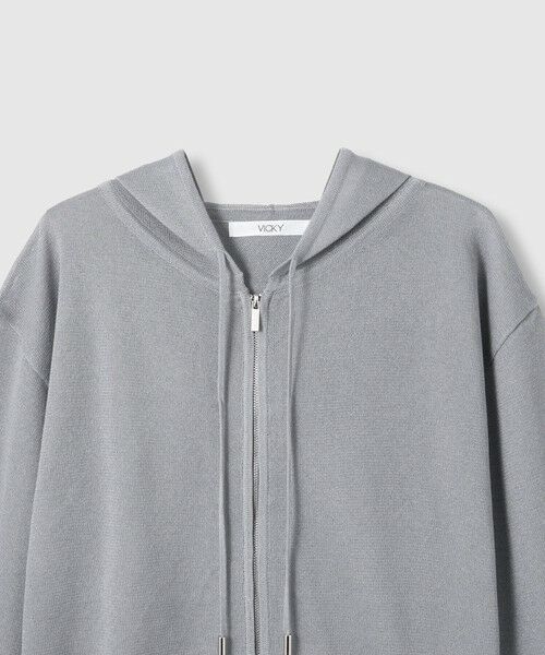 VICKY / ビッキー ニット・セーター | ラメシアーニットパーカー | 詳細18