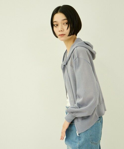 VICKY / ビッキー ニット・セーター | ラメシアーニットパーカー | 詳細10