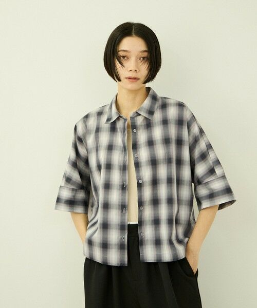 VICKY / ビッキー シャツ・ブラウス | ブロードチェックシャツ | 詳細1