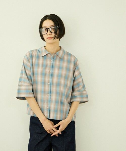 VICKY / ビッキー シャツ・ブラウス | ブロードチェックシャツ | 詳細6