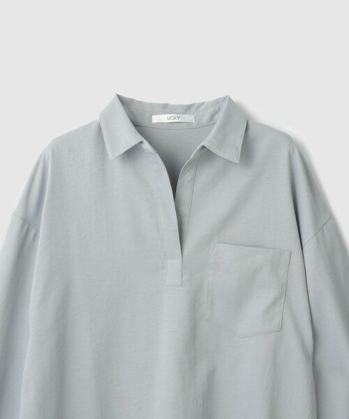 VICKY / ビッキー シャツ・ブラウス | ポケットスキッパーシャツ | 詳細14