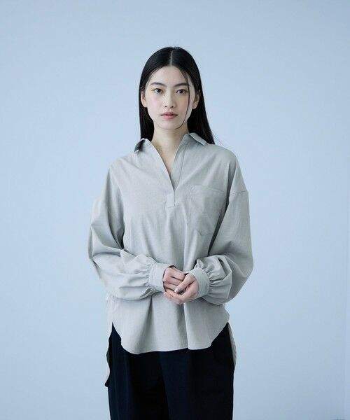 VICKY / ビッキー シャツ・ブラウス | ポケットスキッパーシャツ | 詳細5