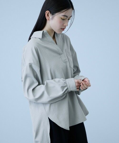VICKY / ビッキー シャツ・ブラウス | ポケットスキッパーシャツ | 詳細8