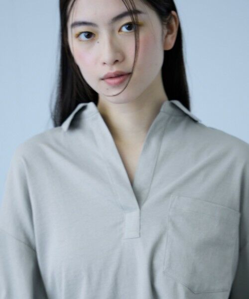 VICKY / ビッキー シャツ・ブラウス | ポケットスキッパーシャツ | 詳細9