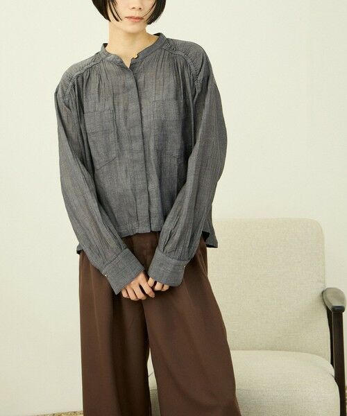 VICKY / ビッキー シャツ・ブラウス | シアーデニム | 詳細1