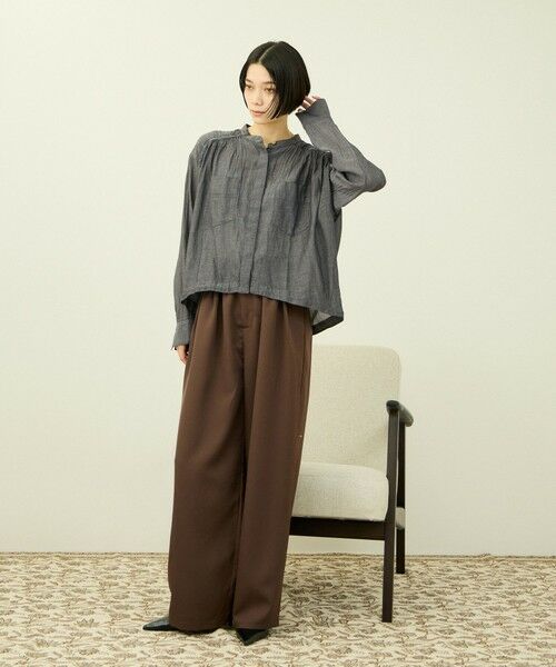 VICKY / ビッキー シャツ・ブラウス | シアーデニム | 詳細2