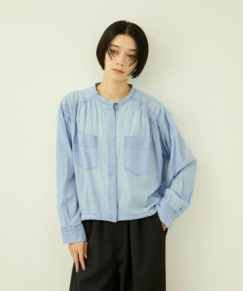 VICKY / ビッキー シャツ・ブラウス | シアーデニム | 詳細13