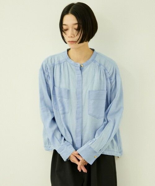 VICKY / ビッキー シャツ・ブラウス | シアーデニム | 詳細14