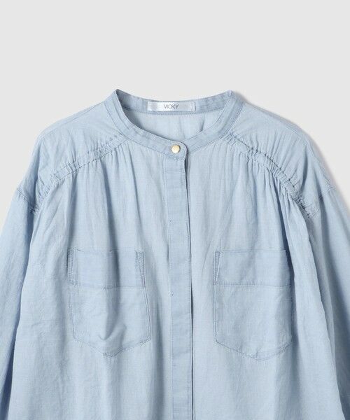VICKY / ビッキー シャツ・ブラウス | シアーデニム | 詳細19
