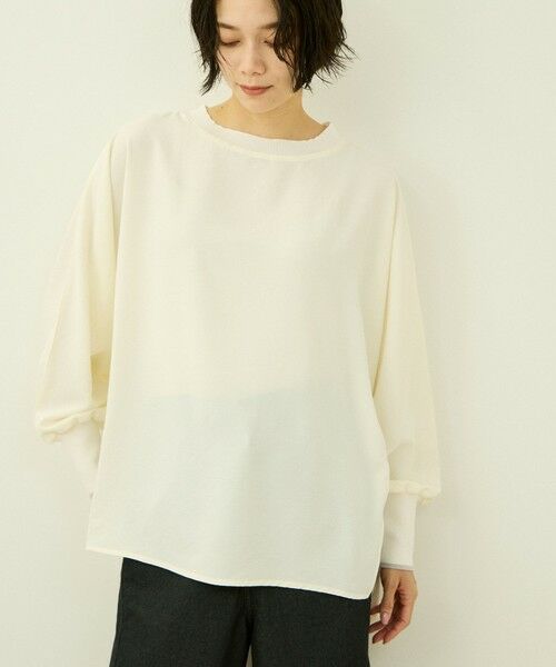 VICKY / ビッキー シャツ・ブラウス | ドルマンスリーブブラウス（オフホワイト）
