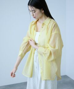 VICKY / ビッキー シャツ・ブラウス | リネンライクボイルシャツ