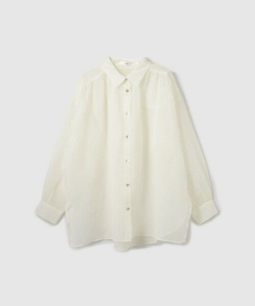 VICKY / ビッキー シャツ・ブラウス | リネンライクボイルシャツ | 詳細7