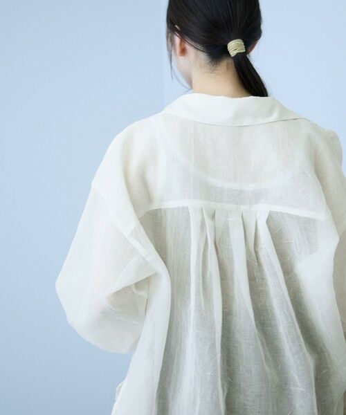 VICKY / ビッキー シャツ・ブラウス | リネンライクボイルシャツ | 詳細4