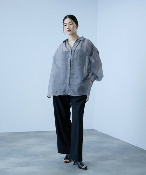 VICKY / ビッキー シャツ・ブラウス | リネンライクボイルシャツ | 詳細9